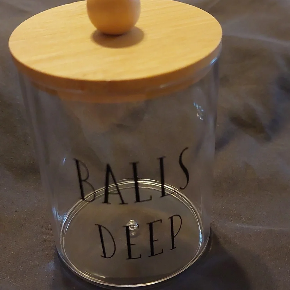 NWT Funny Bathroom Containers